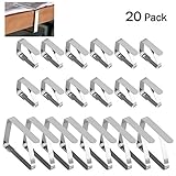 Cosanter 20 Stück Tischtuchklammern Edelstahl...