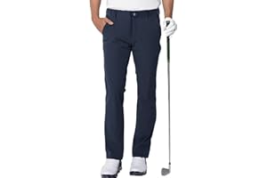 AOLI RAY Homme Golf Pantalon Imperméable Extensible Sports Golf Pants avec 4 Poches