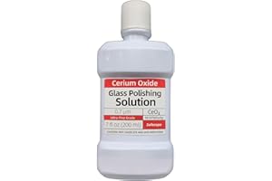 SAFECOPE 7 floz(200ml)Cerium Oxide Glass Polishing Solution – Removes: Oil Films, Water Spots, Swirl Marks, Wiper Streaks, Removes Fine Scratches & Deep-Cleans Glass (0.7 µm Ultra-Fine )(Shake well before use)