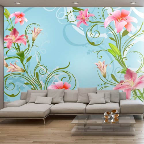 FOTOTAPETE 250x175 cm - VLIES TAPETE PREMIUM - PROFI QUALITÄT - Top moderne Wanddeko - Riesen Wandbild - Top Design Tapete - Neue exklusive Edition mit noch besser Druckauflösung - Deutsches Premium Vlies - Blumen 10110906-47