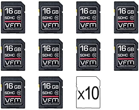 VFM 16gb Class 10 SD Memory Card (Pack of 10) with FREE case. Multi 16 gb SD Card pack (value x 10) for SDHC devices for schools, offices, trade, colleges, education, retail, business, company and home use. Suitable for Raspberry Pi models A and B only. Bulk buy SDcards as a multi-pack deal supplied with our exclusive offer of a free holder. Safe, storage value for your digital camera such as Sony Cybershot, Nikon Coolpix, Canon Powershot, Lumix, Fujifilm Finepix and Kodak Easyshare.
