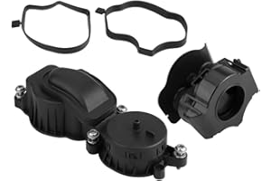 ARAMOX Separatore olio Carter Motore, Separatore Olio della Valvola di Sfiato per E46 E60 E61 E65 E66 X3 11127799225