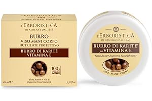 L'Erboristica Di Athena'S Dal 1969 Beurre de karité + vitamine E, 100 millilitres