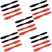 Produktbild Haibei Rotorblätter Propeller Props 5 Sätze rot-schwarz Propeller Blades fuer Hubsan X4 H107C RC Quadcopter Ersatzteile Neu