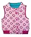 Toby Tiger Unisex Baby Reversible Cord Gilet Daisy Jacket Pink/ Turquoise 5 - 6 Years