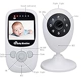2.4GHz Video Babyphone mit Kamera Intercom Baby Monitor 2.4 Zoll TFT LCD Display/Bildschirm (IR Nachtsicht, Zwei Wege Gegensprechanlage, 4 Lullabies,Temperaturerfassung) - 4