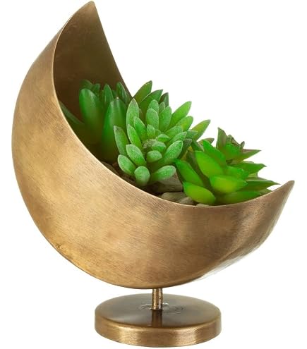 Lisa Parker Moon Shadows Pflanztopf – Terrakotta Mit Bronze-Hasen, Mystisches Design, Für Zimmerpflanzen