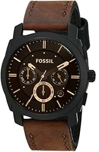 Ceston Cinturino di ricambio classico per orologi Fossil FS4656 (silicone nero