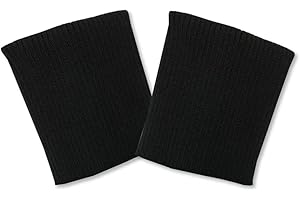 USIT, Polsi in Lana, 8x9 cm, Ideali per Riparare Giubbini e Giacche, 1 Paio, Nero