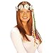 Produktbild Amakando Hippie Haarkranz Margeriten Blumen Haarband Gänseblümchen Blumenhaarkranz Blütenkranz Fasching Flower Power Haarschmuck Damen Kopfschmuck Blumenschmuck 70er Jahre Mottoparty Accessoire