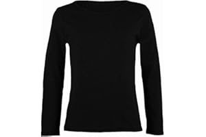 FASHION SOUL Kids Plain Long Sleeve T-Shirt | Unisex Boys Girls Round Neck Stretch School Uniform PE Tee Top Ages 2-13 Years