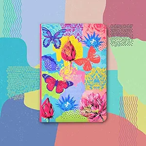 Doodle Heritage Patch Hard Bound Foam Padded Paper Diary Notebook (A5: 5.5 X 8.5 Inches, 80 GSM, 160 Single Ruled Pages)