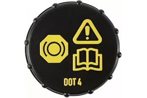 Crozgan Car Brake Fluid Bottle Cap Car Brake Fluid Reservoir 1831528 BV612162AB Brake Fluid Reservoir Cap Replacement for Ford Focus Mondeo Cmax Smax MK2 MK3 Galaxy MK3