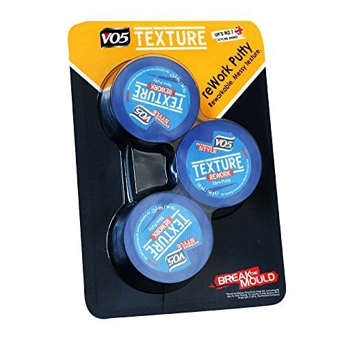 VO5 Extreme Style TEXTURE Rework Fibre Putty 3 x 150ml Pack