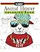 Produktbild Animal Hipster Coloring Book: Pug Puppy, Cat, Dog, Rabbit, Fox and more in Hipster Fashion Coloring Book for Adults
