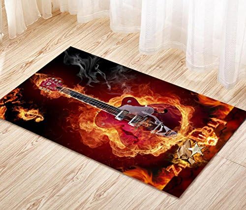 Non Slip Shower Bath Mat Hydro Rug Aqua Carpet Water Area Bathroom Safe , Orange , 40*60cm