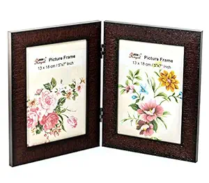 AJANTA ROYAL Joint Couple Table Photo Frame Insert (Textured Maroon) - 5 x 7 - A-27 (B-56)