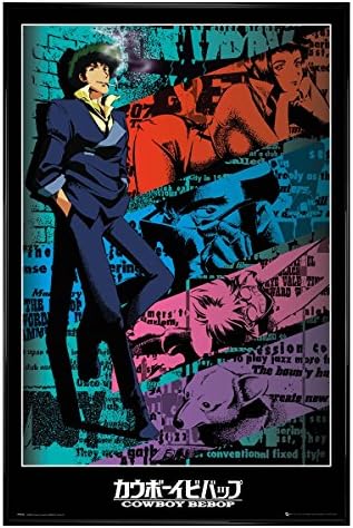 Cowboy Bebop Gloss Black Framed Spike Maxi Poster 61x91.5cm