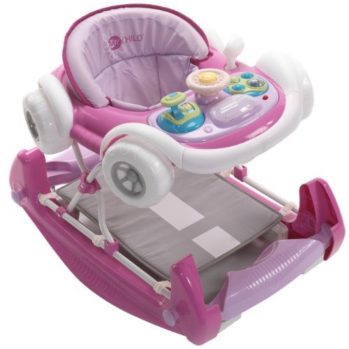 Mychild Coupe 2-in-1 Baby Walker Pink