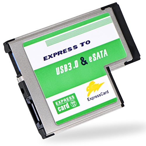 DONZO LT236 Express Card zu 1 Port USB 3.0 & ESATA 54 mm Adapter mit ASM1042+1153E Chipsatz