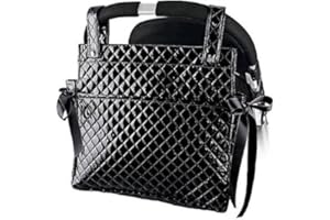 Danielstore Bolso Talega Lactancia Plastificada para Carro capazo Bebe Color Negro