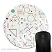Produktbild Maus-Pad Lustiges Geometrisches,7 inch rund Mouse-Pad mit rutschfester Unterlage Standard 1V1200