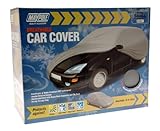 Funda protectora transpirable de color gris. Protege su coche de los rayos UV, la lluvia, el viento, la niebla, el polvo, la nieve y el hielo. Fabricado a partir de polipropileno no tejido (nueva tecnología, tejido transpirable) Impermeable. Para coches pequeños de hasta 3,96 m de largo.