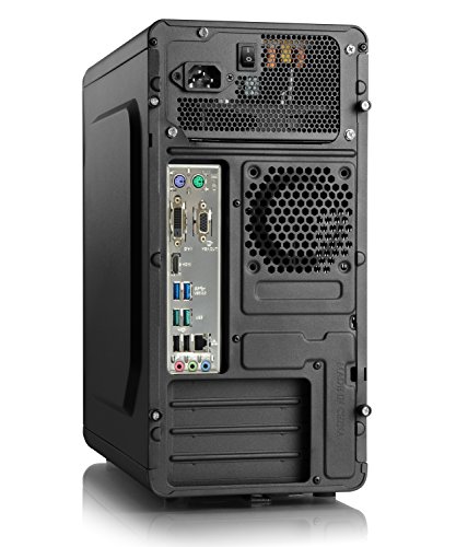CSL Aufrüst-PC 876 – Intel Core i5-7400 4x 3000 MHz, 4 GB DDR4 RAM, Gigabit LAN, USB 3.1 - 3