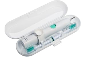 Nincha Przenośne etui podróżne na elektryczną szczoteczkę do zębów do serii Philips Sonicare - trwałe, przyjazne dla środowiska, oddychające, bezpieczne dla żywności tworzywo sztuczne - białe