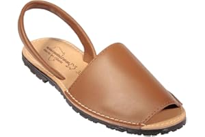 HECHO EN ESPAÑA Menorquinas Ibicencas Sandales d'été en cuir