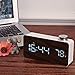 Produktbild Spiegel LED Wecker Multifunktions Modern Digitale Elektronische Temperatur Zeitanzeige Snooze Clock für Reisen und Zuhause