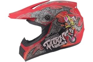 MUD DEFEATER MOTOR Kinder Crosshelm Mejia – Motorradhelm für Kinder, ABS-Schale, robuster Kinderhelm für Downhill, Quad und Motocross