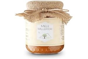 Etnaworld Miele Millefiori dell'Etna 250 gr 100% Naturale e Artigianale - Miele Siciliano Made in Italy