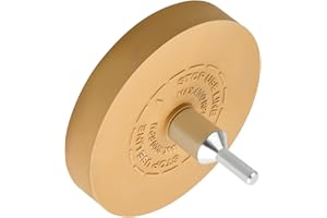 Minjuna Car Decal Removal Wheel, Sticker Remover Rubber Eraser Wheel, Stripe Removal Wheel Tool with Drill Adapter for Removing Foil and Adhesive Residue from Vehicle, Car or Motorcycle (3.5'' 88mm)