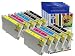 Produktbild 10 Tintenpatrone kompatibel fuer T0551 & T0556 Multipack (4BK 2C 2M 2Y) fuer Epson Stylus Photo RX420 RX425 RX520 R240 R245 mit CHIP
