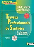 TRAVAUX PROFESSIONNELS DE SYNTHESE 1ERE ET TERM PROFESSIONNELLES - BAC PRO SECRETARIAT BAC PRO TRAN Livre scolaire