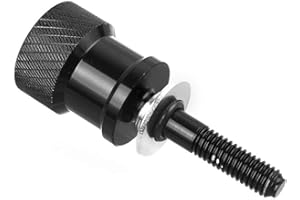 XX eCommerce Motorrad CNC Aluminum Rückseite Passagier Sitz Bolzen Entfernung Werkzeug Weniger Schnell Freisetzung kompatibel mit R Nine T R9T RNINET Pure/Scrambler/Urban G/S(Schwarz)