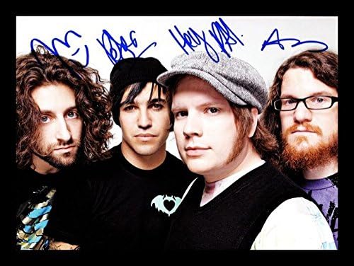 Fall Out Boy Autographed Signed &amp; Framed Photo Poster