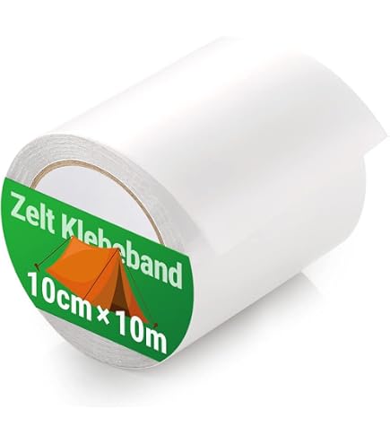 ecooe Zelt Klebeband 3M x 5CM, transparent und wasserdicht