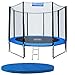 Produktbild Monzana Trampolin | Ø 305cm | TÜV SÜD GS Zertifiziert | Komplettset inkl. Sicherheitsnetz, Leiter, Randabdeckung & Wetterplane | Kindertrampolin Gartentrampolin