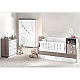 Mitwachsendes Komplett Babyzimmer Cute Bear mit 3 türigem Kl. von 0 bis 12 Jahren