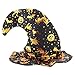 Produktbild Kostüm Maskerade gruselige Party Halloween Kostüm Party Props Kürbis Assistenten Hexen Hüte, Golden Winkelstück Deckel, Höhe 30 cm Durchmesser 36 cm