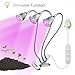 Produktbild Led Pflanzenlampe  Pflanzenlicht Dimmbar 15W 15LEDs 360 Grad Einstellbar Pflanzen Wachstumslampe für Saatgut Blumen Gemüse Wasserpflanzen Topf- und Zimmerpflanzen mit EU Stecker