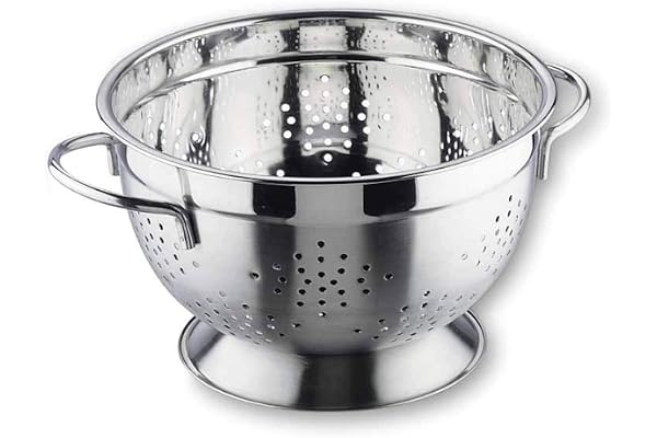 Lacor 14125 Passoire Inox Garinox 25 cm, Noir