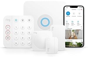 Kit Ring Alarm - S | Alarme de maison sans fil connectée, système de sécurité avec surveillance assistée en option | Sans engagement à long terme, Fonctionne avec Alexa