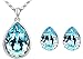 Produktbild SaySure - Wedding White Gold Platinum Plated Waterdrop Jewelry Sets