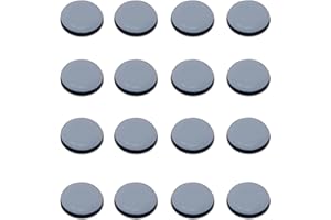 SHULLIN 16 Pieces 30mm Furniture Sliders PTFE Furniture Glides Self-Adhesive Furniture Sliders Moving Pads Furniture Pads for Carpet Rugs Hard Surfaces Hardwood Floor Furniture Feet ( light blue)