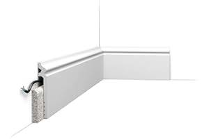 Surplinthe SX186 idéal rénovations - L200 x H13,8 x l2,2 cm - ORAC DECOR