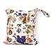Waterproof Reusable Baby Cloth Diaper Bag Double Zipper Forest Animal Pattern