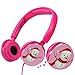 Produktbild VCOM Kinder Kopfhörer, Verstellbare Over Ear Stereo Mädchen Jungen Kinder Kopfhörer Mit Inline Mikrofon Musik Gaming kindgerechten Headsets mit Lautstärke Begrenzender für iPhone iPad iPod Smartphone